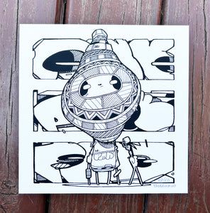 sérigraphie - 25x25cm